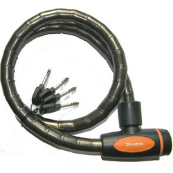 MASTER LOCK 8228EURD ΚΛΕΙΔΑΡΙΑ ΠΟΔΗΛΑΤΟΥ ΕΝΙΣΧΥΜΕΝΗ ΚΑΛΥΜΑ ΒΙΝΥΛΙΟΥ 1mΦ18 mm