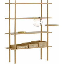 Ραφιέρα Stories 5621C5621-4 110x35x148cm Oak Umage
