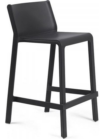 Trill Stool Mini ANTRACITE 40353.02.000 σκαμπό bar 47,5x50,5xH85,5(65)cm