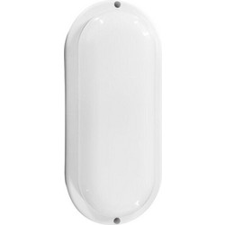 Απλίκες τοίχου EDM 32449 Λευκό Πλαστική ύλη F 18 W 120 W 1820 Lm Αισθητήρας Kίνησης Αισθητήρας Φωτός Οβάλ (6400 K)