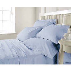 Anna Riska Σετ Σεντόνια Υπέρδιπλα Βαμβακερά 240x270 Prestige 2 Sky Blue