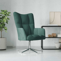 vidaXL Πολυθρόνα Relax Βελούδινη Πράσινη 328119