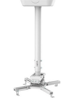 LogiLink Βάση Projector Οροφής με Μέγιστο Φορτίο 35kg Λευκή