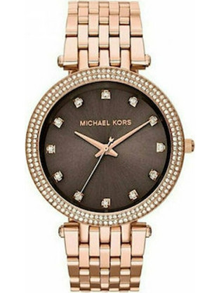 Michael Kors Darci Γυναικείο Ρολόι με Ροζ Χρυσό Μεταλλικό Μπρασελέ MK3217
