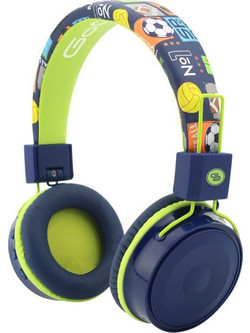 GoGEN HBTM32 Ασύρματα Bluetooth Παιδικά Ακουστικά On Ear Μπλε