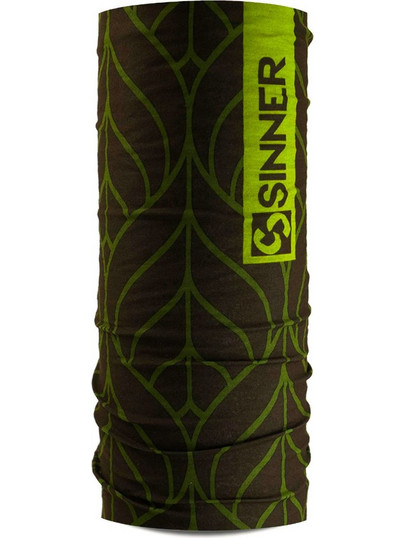 SINNER BANDANA LEAVES GEO SIWE-628-10Z-00-BLACK/GREEN Μαύρο