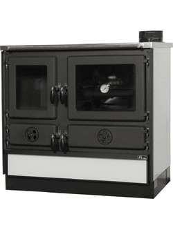 Mbs Thermo MAG 20KW White Ξυλόσομπα Καλοριφέρ με Φούρνο 20kW