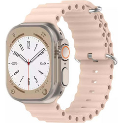 Techsuit Watchband W038 Λουράκι Σιλικόνης Pink (Apple Watch 42 / 44 / 45 / 49mm)