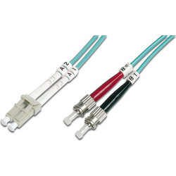 Digitus LC-ST Καλώδιο Οπτικής Ίνας 2m Turquoise