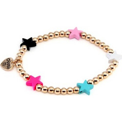CHARM IT GOLD STRETCH BEAD BRACELET