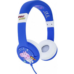 OTL Peppa Junior Pig George Rocket Ενσύρματα Παιδικά Ακουστικά On Ear Μπλε Λευκά