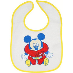 Stor Mickey Mouse Σετ Σαλιάρες με Αυτοκόλλητο 2τμχ