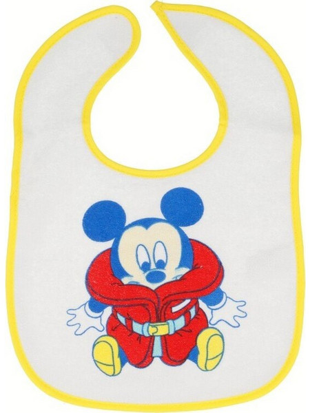 Stor Mickey Mouse Σετ Σαλιάρες με Αυτοκόλλητο 2τμχ