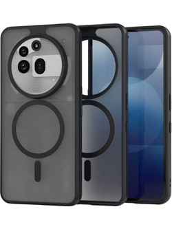 Θήκη Nothing Phone 3a Pro Spacecase Hybrid MagSafe Σκληρή Ημιδιάφανη με MagSafe - Black (5905719119096)