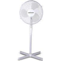 Ανεμιστήρας Ορθοστάτης Dunlop με 3 ρυθμίσεις ταχύτητας - Λευκός (40 cm)