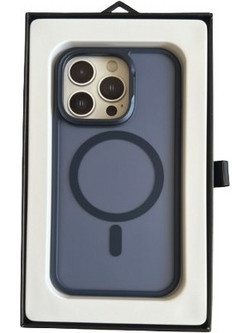 MDA HYBIRD CASE WITH MAGSAFE WITH STAND FUNCTION MATTE BLUE IPHONE 15 PRO