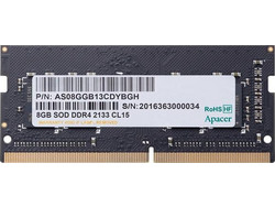 Apacer RP 4GB (1X4GB) DDR4 RAM 2666MHz SoDimm