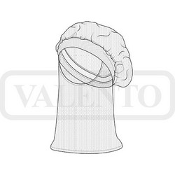 Balaclava BAGUETTE Valento BLVABAGBL White