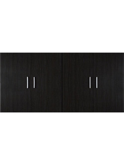 HomeMarkt Τετράφυλλo Πατάρι Ντουλάπας Zebrano 120x42x60cm HM352.01