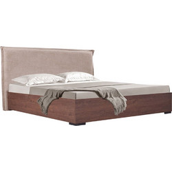 Liberta Nuez Κρεβάτι Διπλό 160x200cm Καρυδί 162x202x120cm
