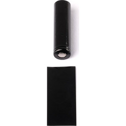 PVC θερμοσυστελλόμενο Tubing για 18650 - Black
