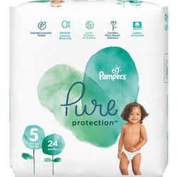 Pampers Pure Protection Πάνες No5 11+kg 24τμχ