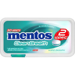 Mentos Καραμέλες Cleanbreath Wintergreen (Π1680876)