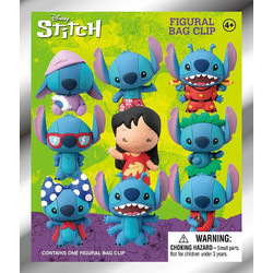 Monogram Disney: Stitch Φιγούρες Bag Clip Μπρελόκ 104430 MULTICOLOR