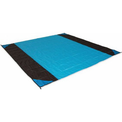 Panda Beach Blanket 210x200cm - Blue