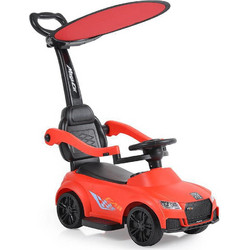 Moni Victory 2 in 1 Περπατούρα Ride On Αυτοκινητάκι με Χειρολαβή 36m+ Κόκκινη