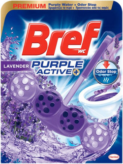 WC Block Bref Purple Active Λεβάντα 50gr