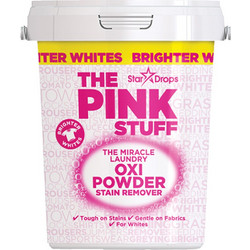Καθαριστικό Λεκέδων Ρούχων The Pink Stuff The Miracle Laundry Oxi Powder Stain Remover για Λευκά 1Kg