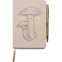 DESIGNWORKS ΣΗΜΕΙΩΜΑΤΑΡΙΟ ΜΕ ΣΤΥΛΟ INK VINTAGE SASS SHIITAKE HAPPENS 1.5X12.3X16.5