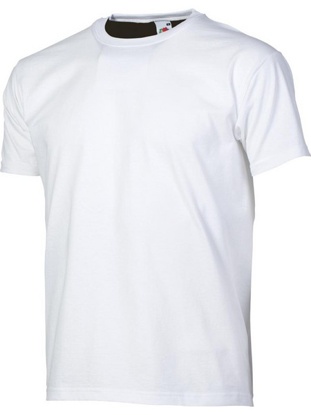 T-shirt Βαμβακερό FOL 61-036 Λευκό Λευκό