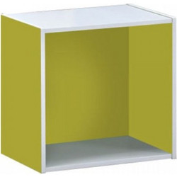 Κουτί ξύλινο Decon cube σε lime χρώμα E828.8