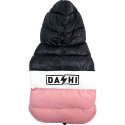 STRIPES PINK & BLACK ANORAK Medium (DAK018)
