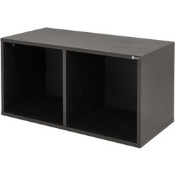 Fun Generation Vinyl Shelf Two Black