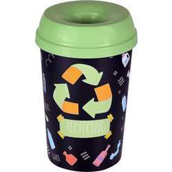 ΚΑΔΟΣ ΑΝΑΚΥΚΛΩΣΗΣ 50L ΜΕ ΒΕΡΑΜΑΝ ΚΑΠΑΚΙ Φ36x73cm HOMEPLAST