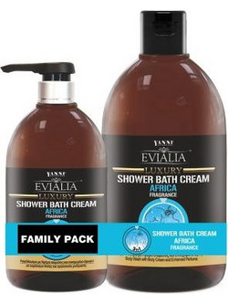 Evialia Africa Shower Κρεμώδες Αφρόλουτρο 1lt + 500ml