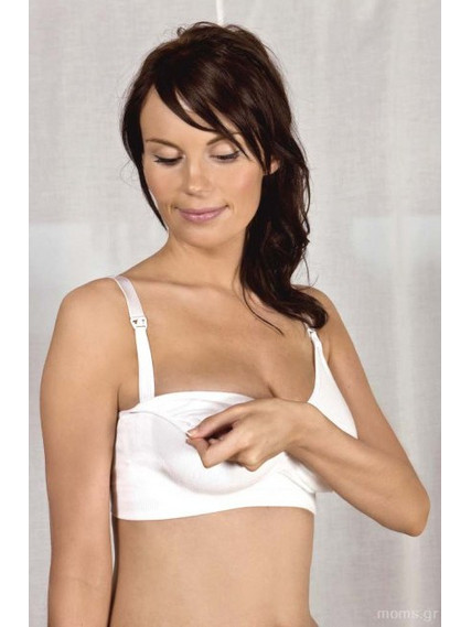 Carriwell Σουτιέν Θηλασμού Χωρίς Ραφές / Seamless Nursing Bra Λευκό