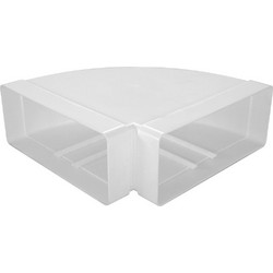 Europlast KLH29-90 - Σύνδεσμος Αγωγών Πλαστικός, Γωνιακός 90 Οριζόντιος, 220x90mm