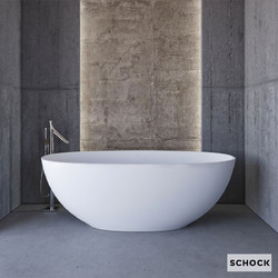 ΜΠΑΝΙΕΡΑ VISTA FREESTD 160x70 SCHOCK WHITE MATT VIS16070-301