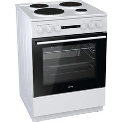 Korting KE 6141 WM Κουζίνα Ηλεκτρική 67lt με Εμαγιέ Εστίες 60cm