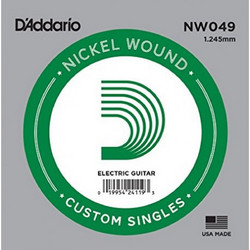D'Addario NW049 Χορδή Ηλεκτρικής Κιθάρας Nickel Plated Steel 49"
