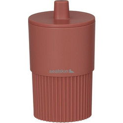 Θήκη Για Βαμβάκι Brave Storage Box With Lid Dark Pink Sealskin (Φ7,5x13,4cm) 1Τεμ