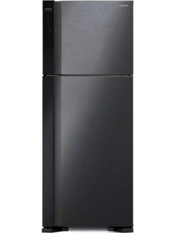 Hitachi R-V541PRU0-1 Δίπορτο Ψυγείο 450lt Full No Frost Υ183.5xΠ71.5xΒ74cm Μαύρο