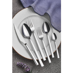 Cutlery Set (36 Pieces) Deniz36 Chrome