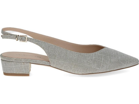 PETER KAISER ΥΦΑΣΜΑΤΙΝΕΣ SLINGBACK ΜΠΑΛΑΡΙΝΕΣ 79442 ΜΠΕΖ ΜΕΤΑΛΛΙΚΟ