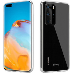 Crong Crystal Slim Cover - Protective Case For Huawei P40 (Clear) - (CRG-CRSLIM-HP40-TRS)
