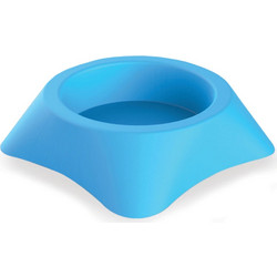 PETMAX Stella Bowl Anti Slip - Αντιολισθητικό Μπολ Τροφής & Νερού - Medium - Μπλε